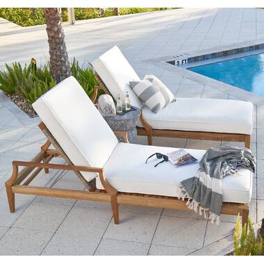 Outdoor patio best sale furniture chaise lounge